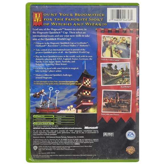 Xbox Harry Potter Quidditch World Cup - 2003 - Picture 4 of 4
